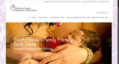 Desktop Screenshot of holisticsouthpregnancybirthcenter.com